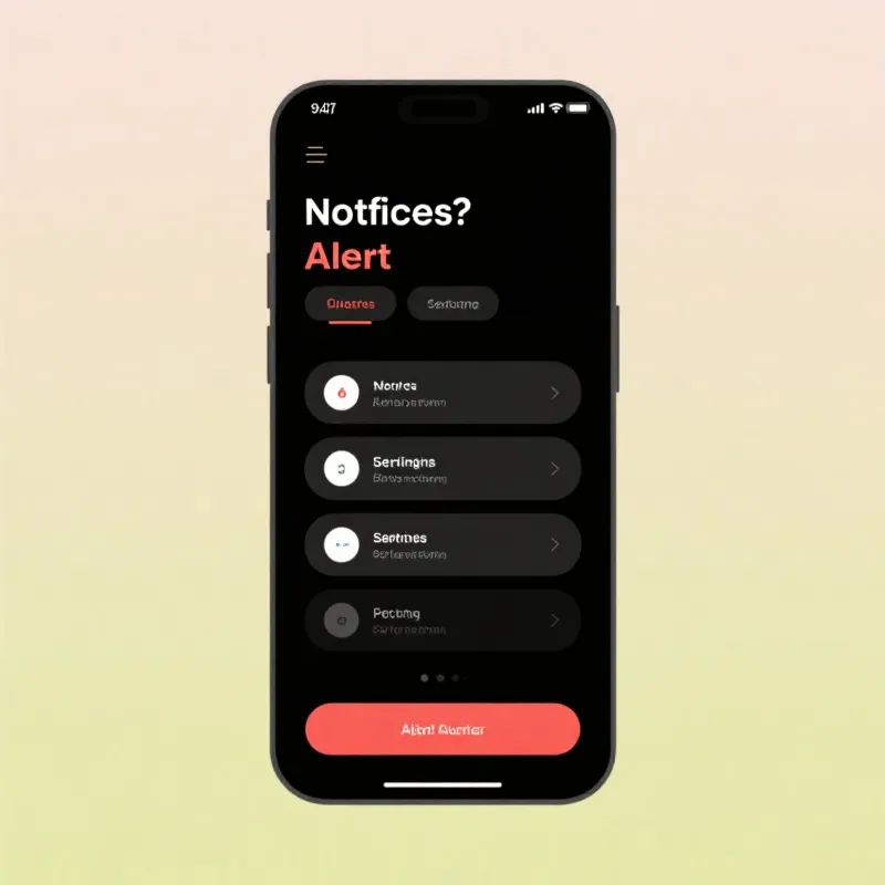 Smart Notifications Interface