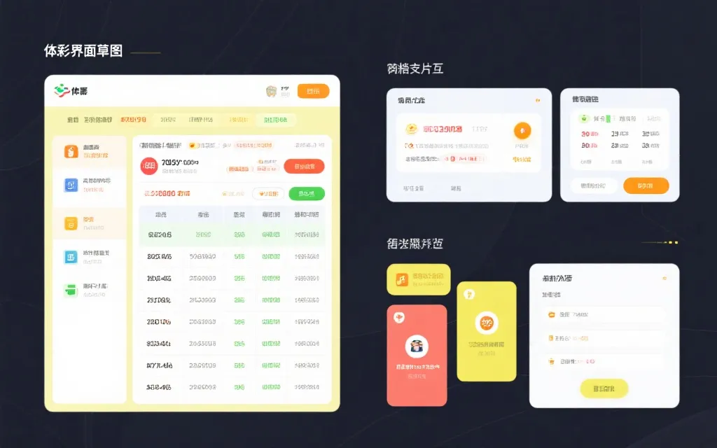 信息展示界面设计草图